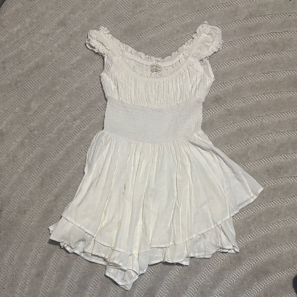 Urban White Romper Dress